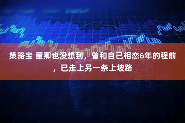 策略宝 董卿也没想到，曾和自己相恋6年的程前，已走上另一条上坡路